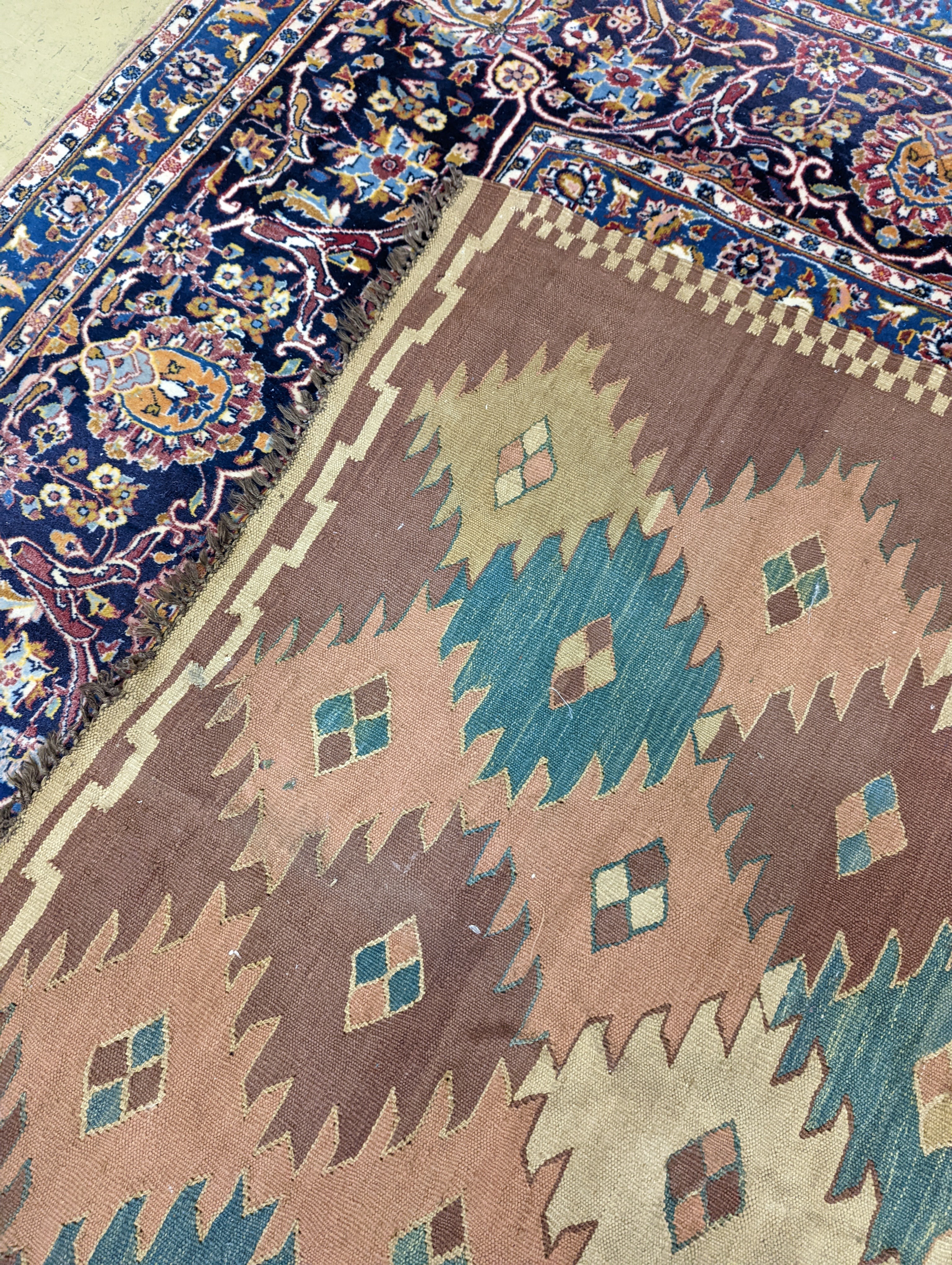 An Afghan Kelim flatweave rug, 190 x 150cm